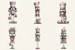 Quirky Nutcracker Christmas Clipart Bundle - CraftNest - Digital Crafting and Art
