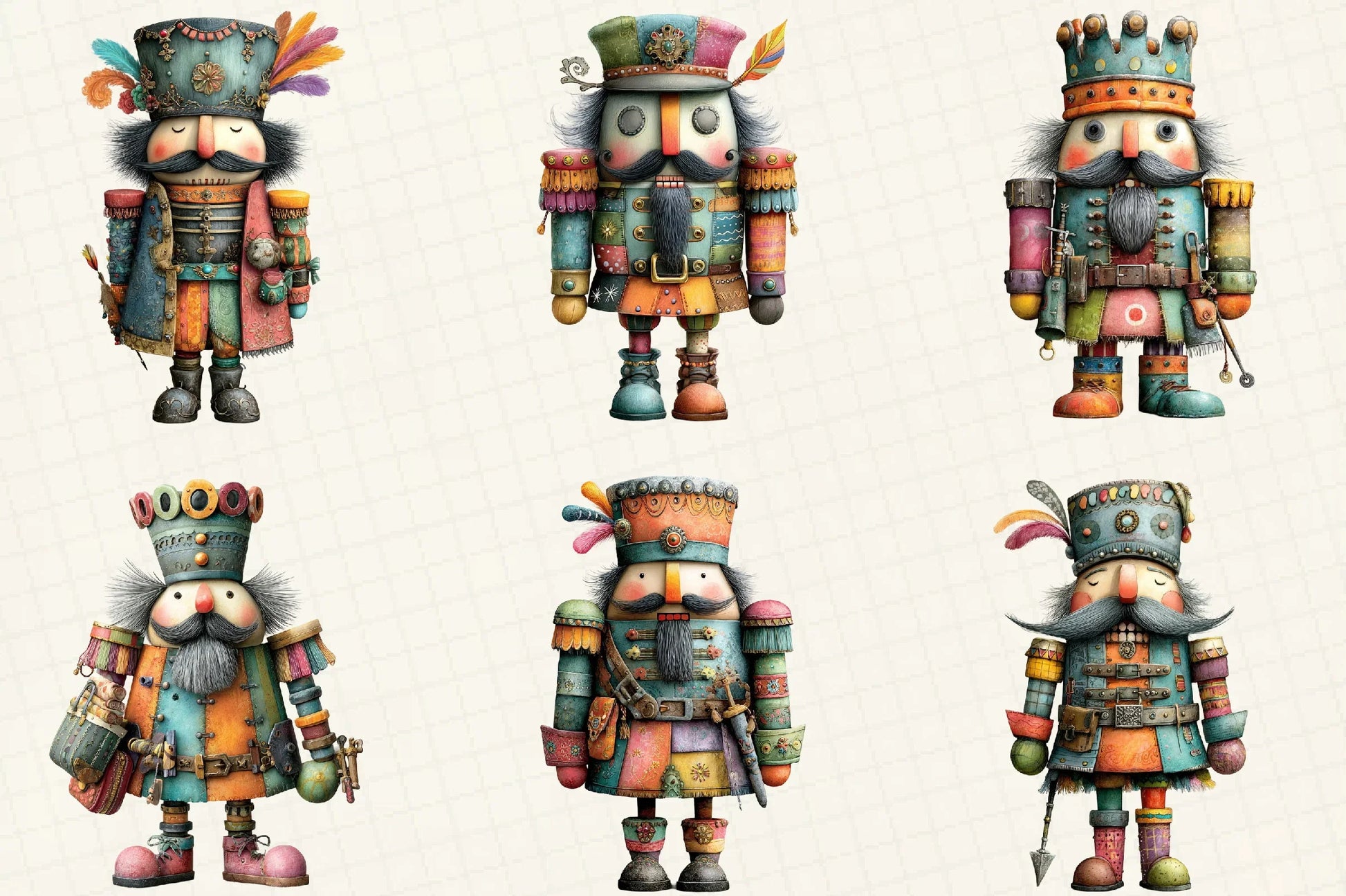 Quirky Nutcracker Clipart Bundle - CraftNest - Digital Crafting and Art