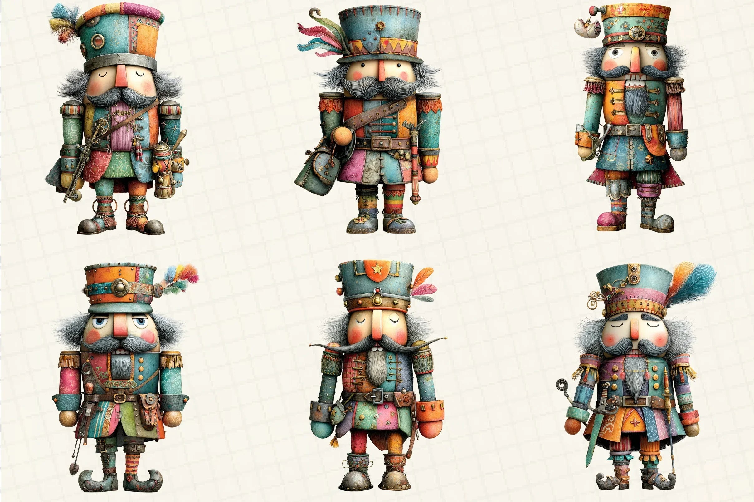 Quirky Nutcracker Clipart Bundle - CraftNest - Digital Crafting and Art