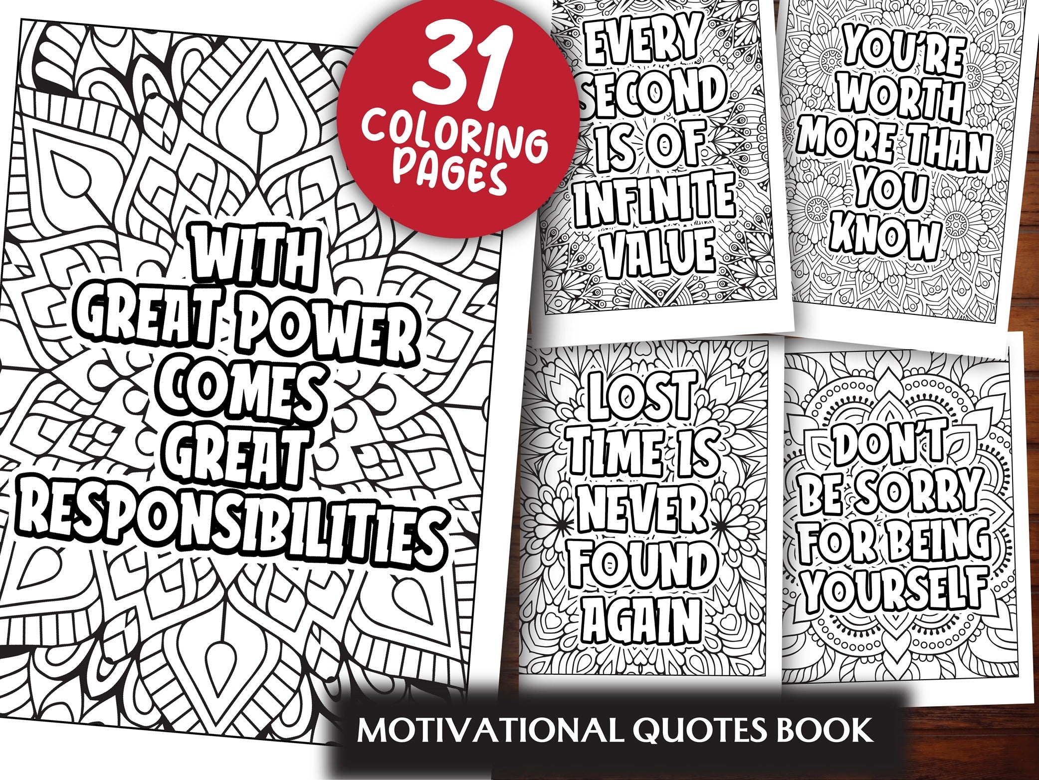 Motivational Quotes Book 1 - CraftNest - Digital Crafting and Art