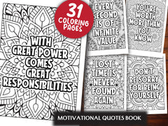 Motivational Quotes Book 1 - CraftNest - Digital Crafting and Art