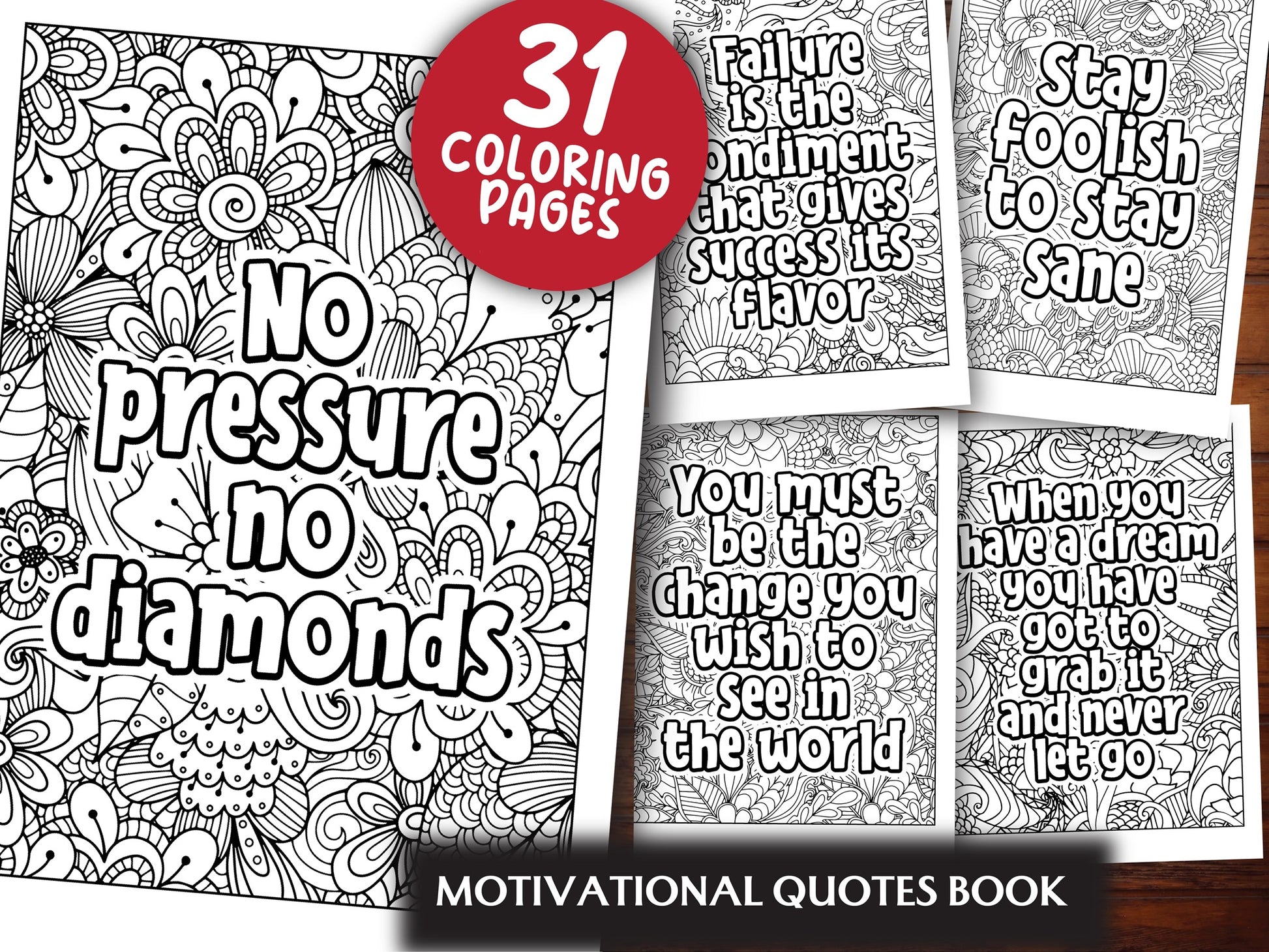 Motivational Quotes Book 4 - CraftNest - Digital Crafting and Art