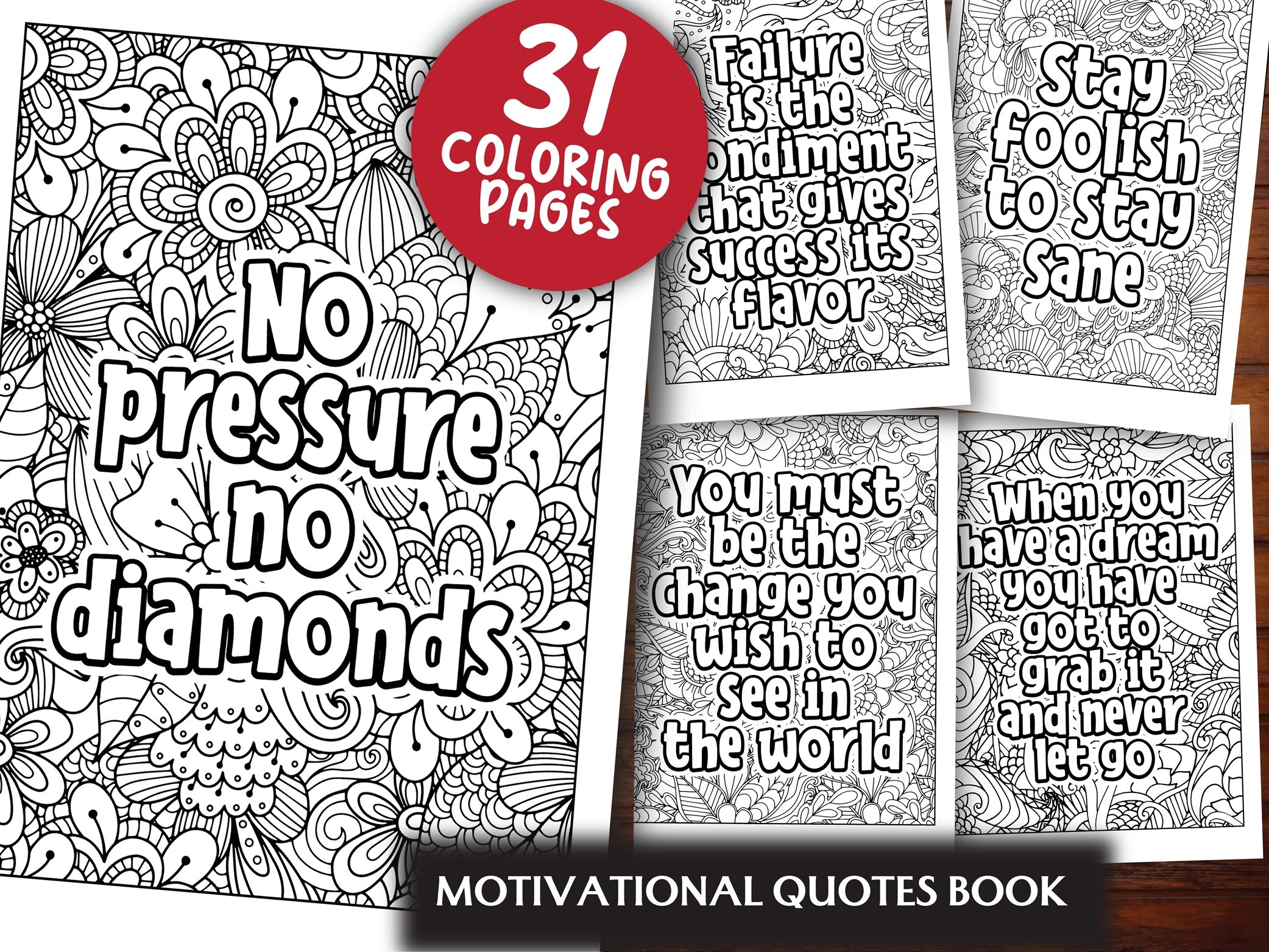 Motivational Quotes Book 4 - CraftNest - Digital Crafting and Art