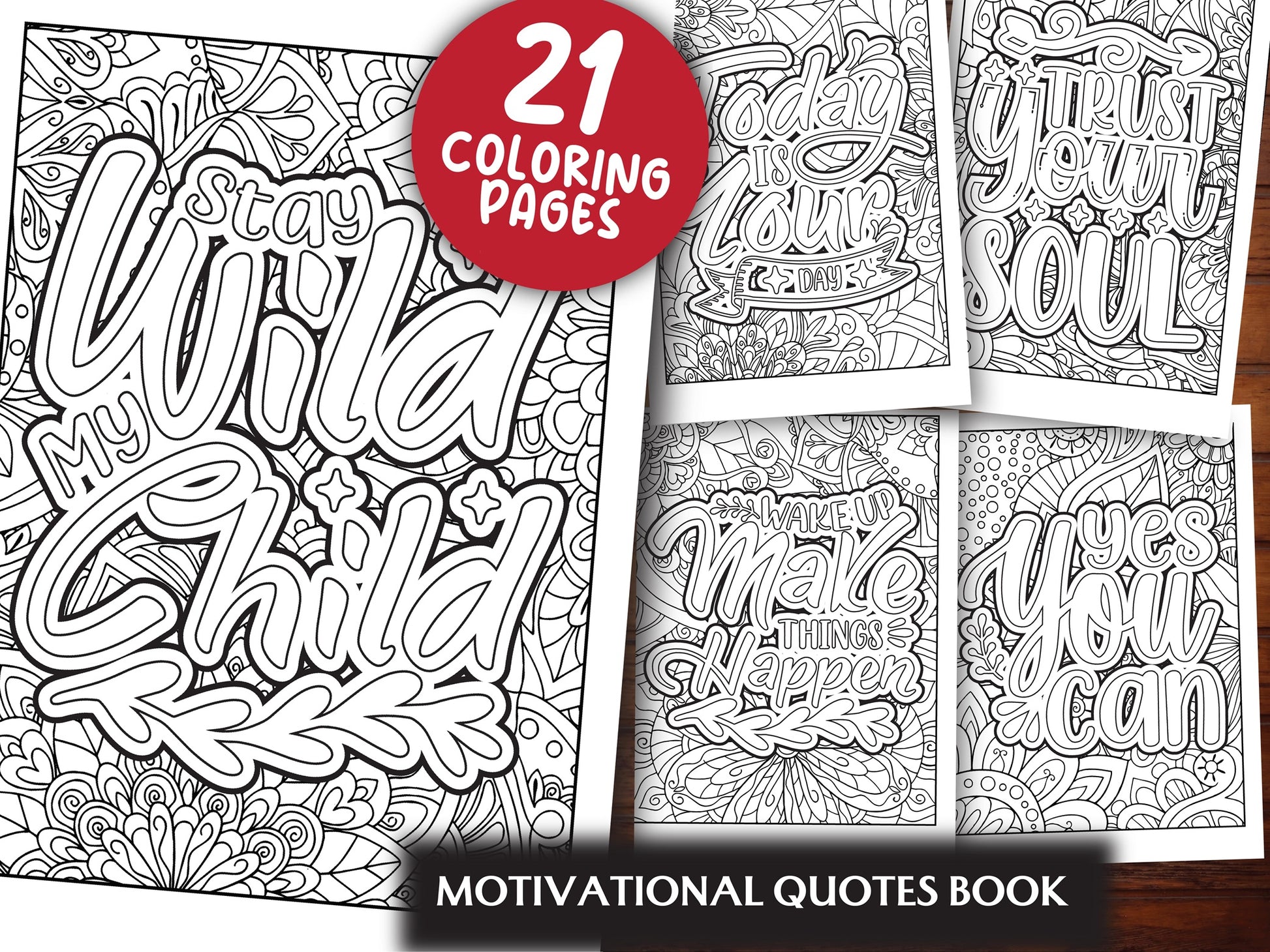 Motivational Quotes Book 5 - CraftNest - Digital Crafting and Art
