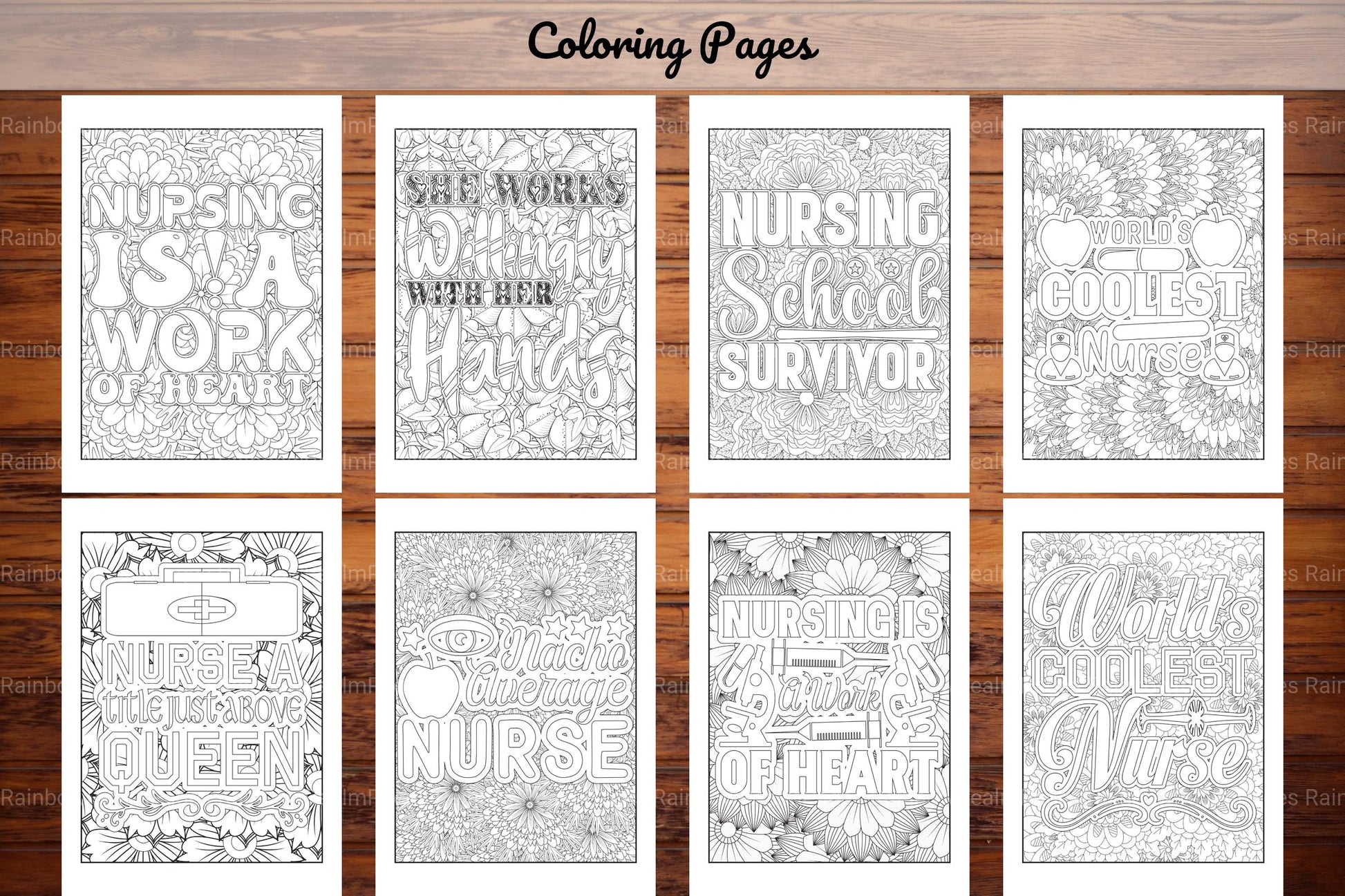 Nurse Quotes Coloring Book - CraftNest - Digital Crafting and Art