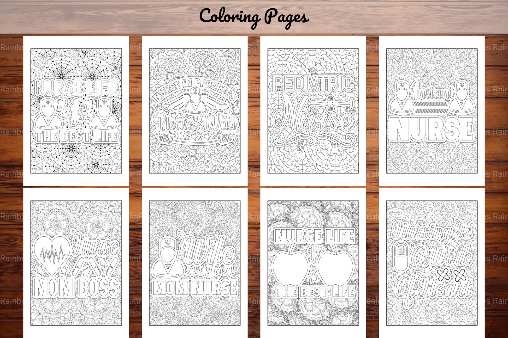 Nurse Quotes Coloring Book - CraftNest - Digital Crafting and Art