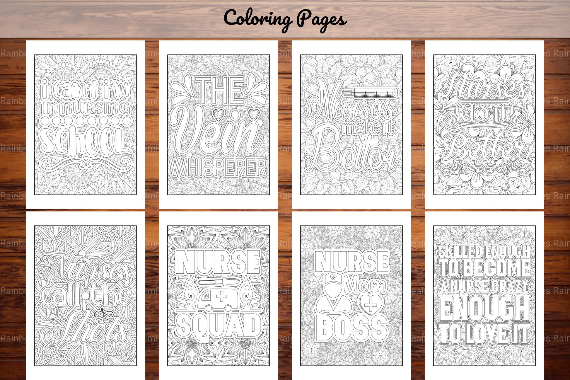 Nurse Quotes Coloring Book - CraftNest - Digital Crafting and Art