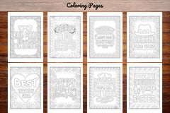 Dad Quotes Coloring Book - CraftNest - Digital Crafting and Art
