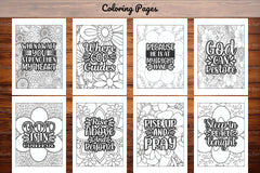 Religious Quotes Coloring Book - CraftNest - Digital Crafting and Art