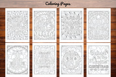 Christmas Quotes Coloring Book - CraftNest - Digital Crafting and Art