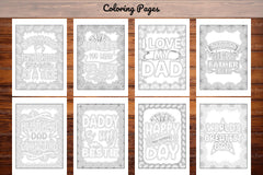 Dad Quotes Coloring Book - CraftNest - Digital Crafting and Art