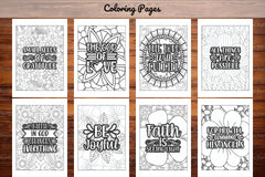 Religious Quotes Coloring Book - CraftNest - Digital Crafting and Art