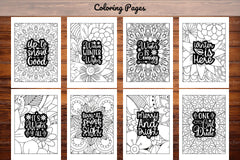 Winter Quotes Coloring Book - CraftNest - Digital Crafting and Art