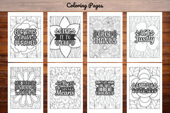 Religious Quotes Coloring Book - CraftNest - Digital Crafting and Art
