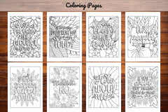 Funny Quotes Coloring Book - CraftNest - Digital Crafting and Art