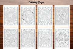 Christmas Quotes Coloring Book - CraftNest - Digital Crafting and Art