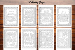 Dad Quotes Coloring Book - CraftNest - Digital Crafting and Art