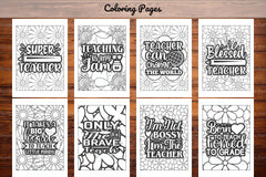 Teacher Quotes Coloring Book - CraftNest - Digital Crafting and Art