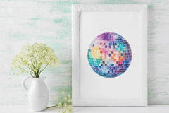 Vibrant Rainbow Disco Balls Clipart Bundle - CraftNest - Digital Crafting and Art