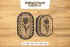 Rattan Floral Lasercut SVG Clipart Bundle