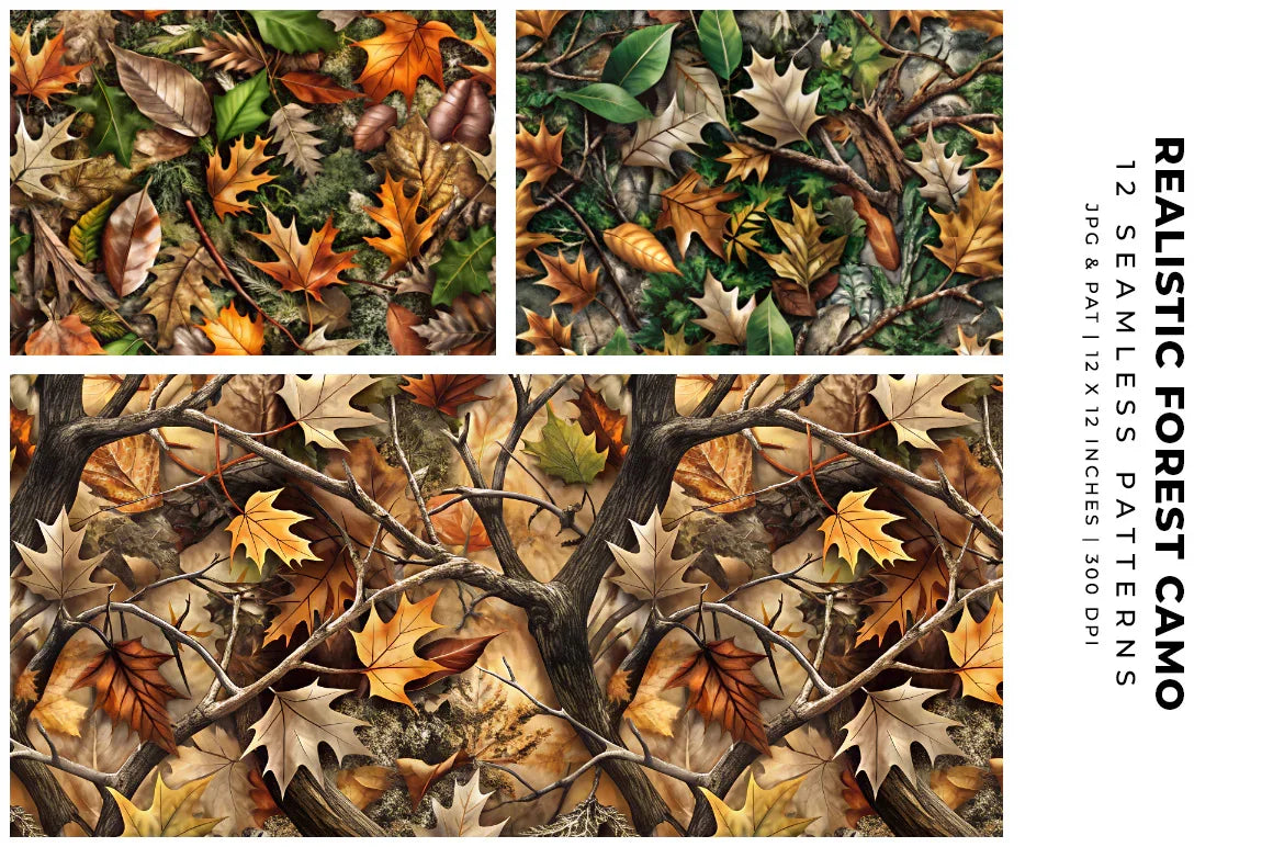Realistic Forest Camo - CraftNest - Digital Crafting and Art