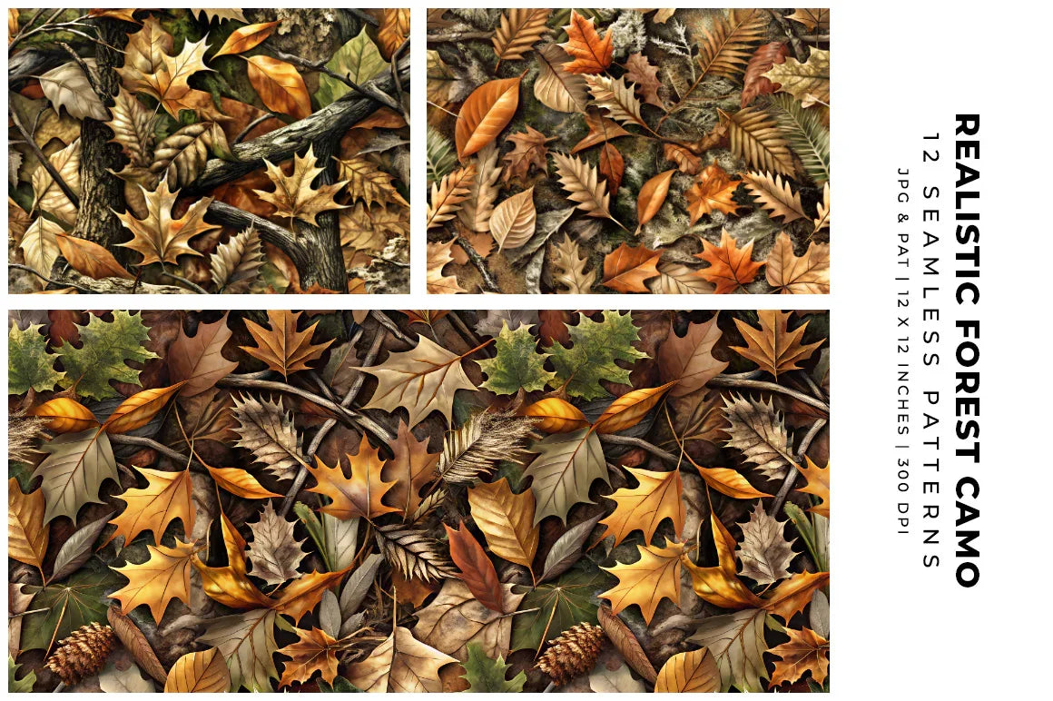 Realistic Forest Camo - CraftNest - Digital Crafting and Art
