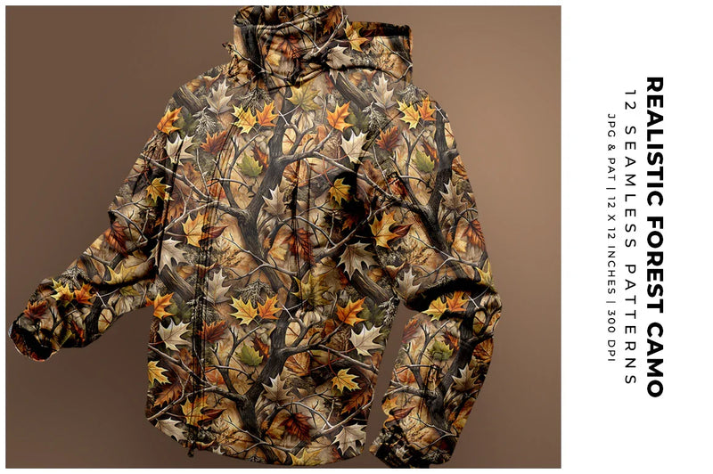 Realistic Forest Camo - CraftNest - Digital Crafting and Art