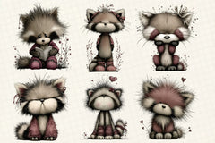 Red Panda Emotion Clipart Bundle - CraftNest - Digital Crafting and Art