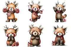 Red Panda Emotion Clipart Bundle - CraftNest - Digital Crafting and Art