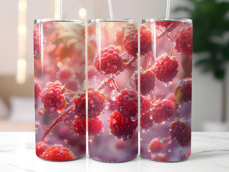 Red Fruit 5 Tumbler Wrap - CraftNest - Digital Crafting and Art