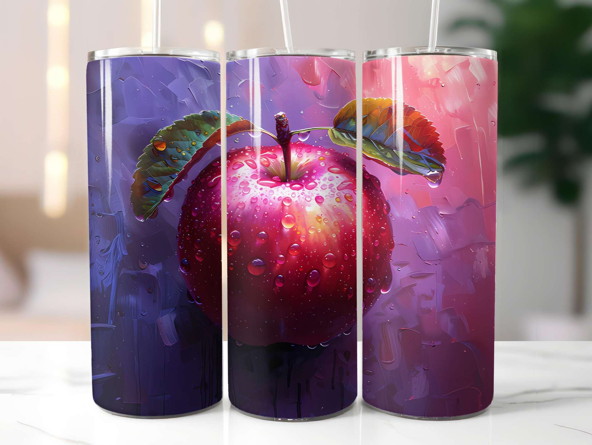 Red Fruit 9 Tumbler Wrap - CraftNest - Digital Crafting and Art