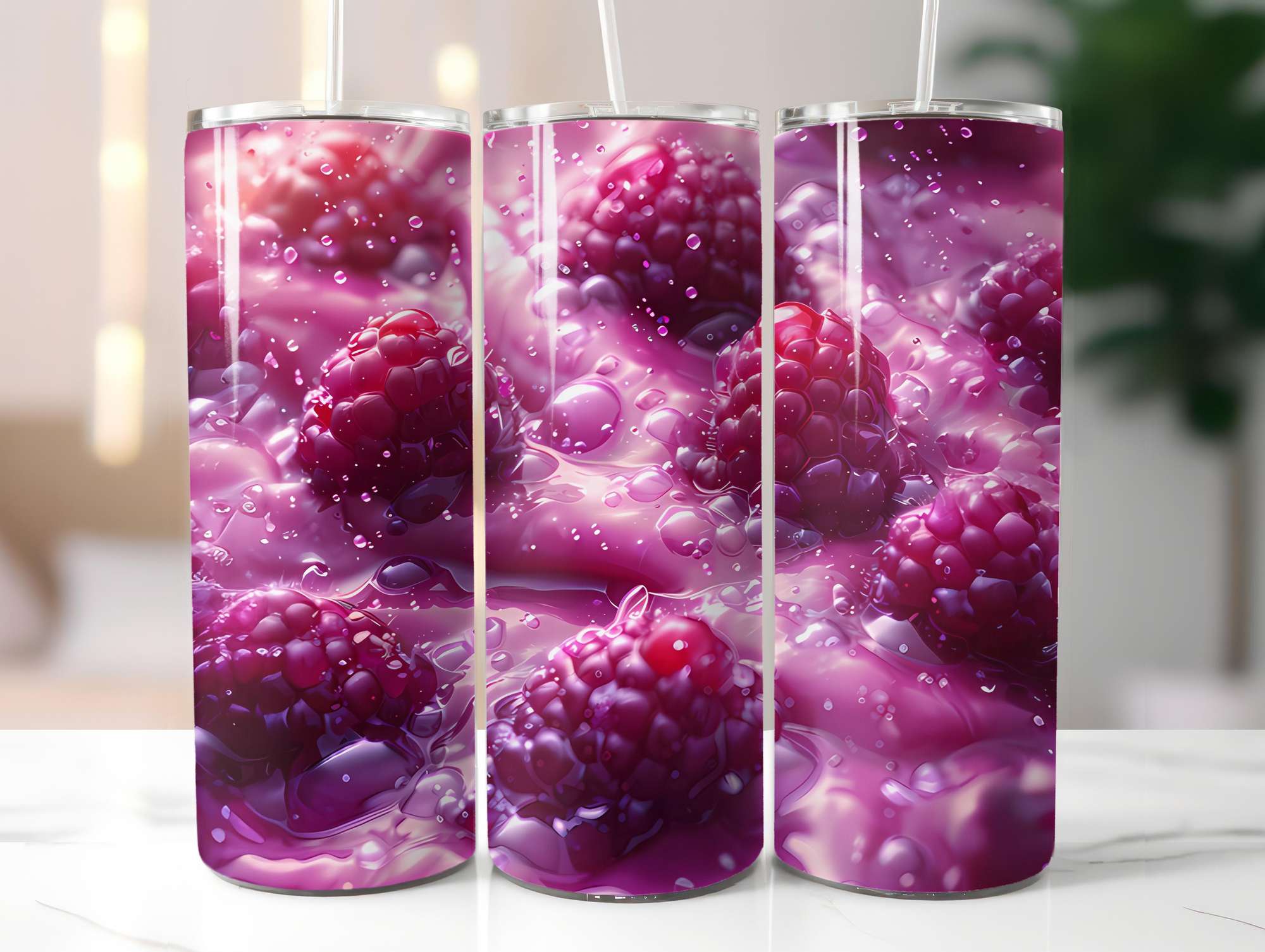 Red Fruit 7 Tumbler Wrap - CraftNest - Digital Crafting and Art