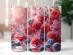 Red Fruit 1 Tumbler Wrap - CraftNest - Digital Crafting and Art