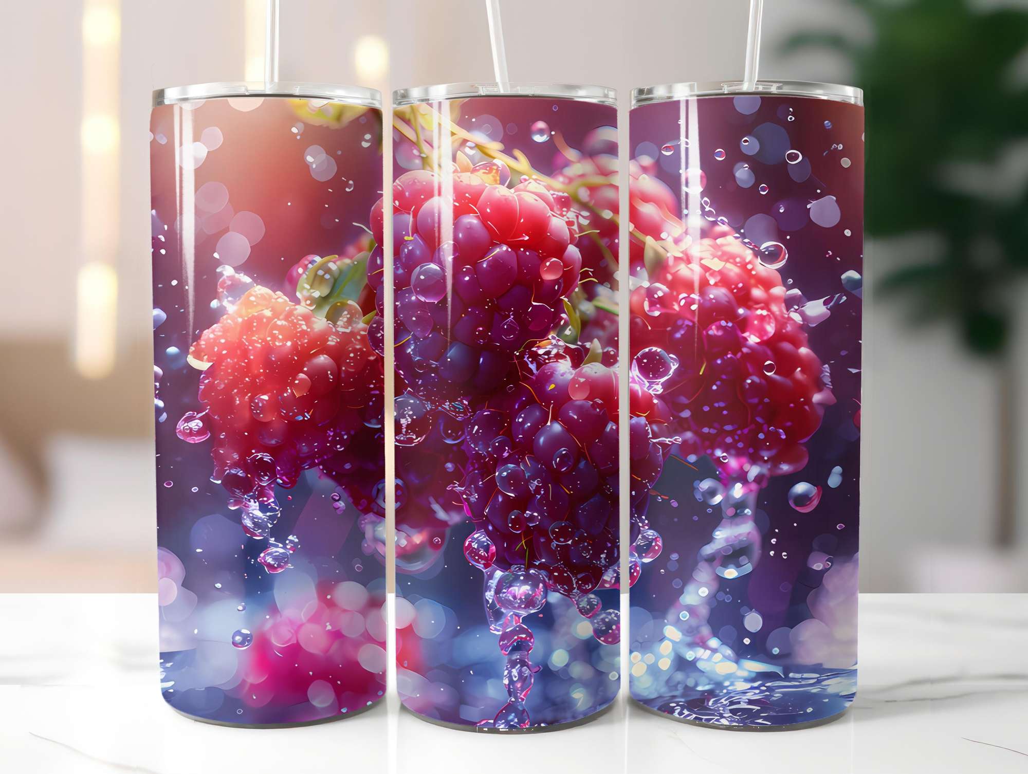 Red Fruit 7 Tumbler Wrap - CraftNest - Digital Crafting and Art