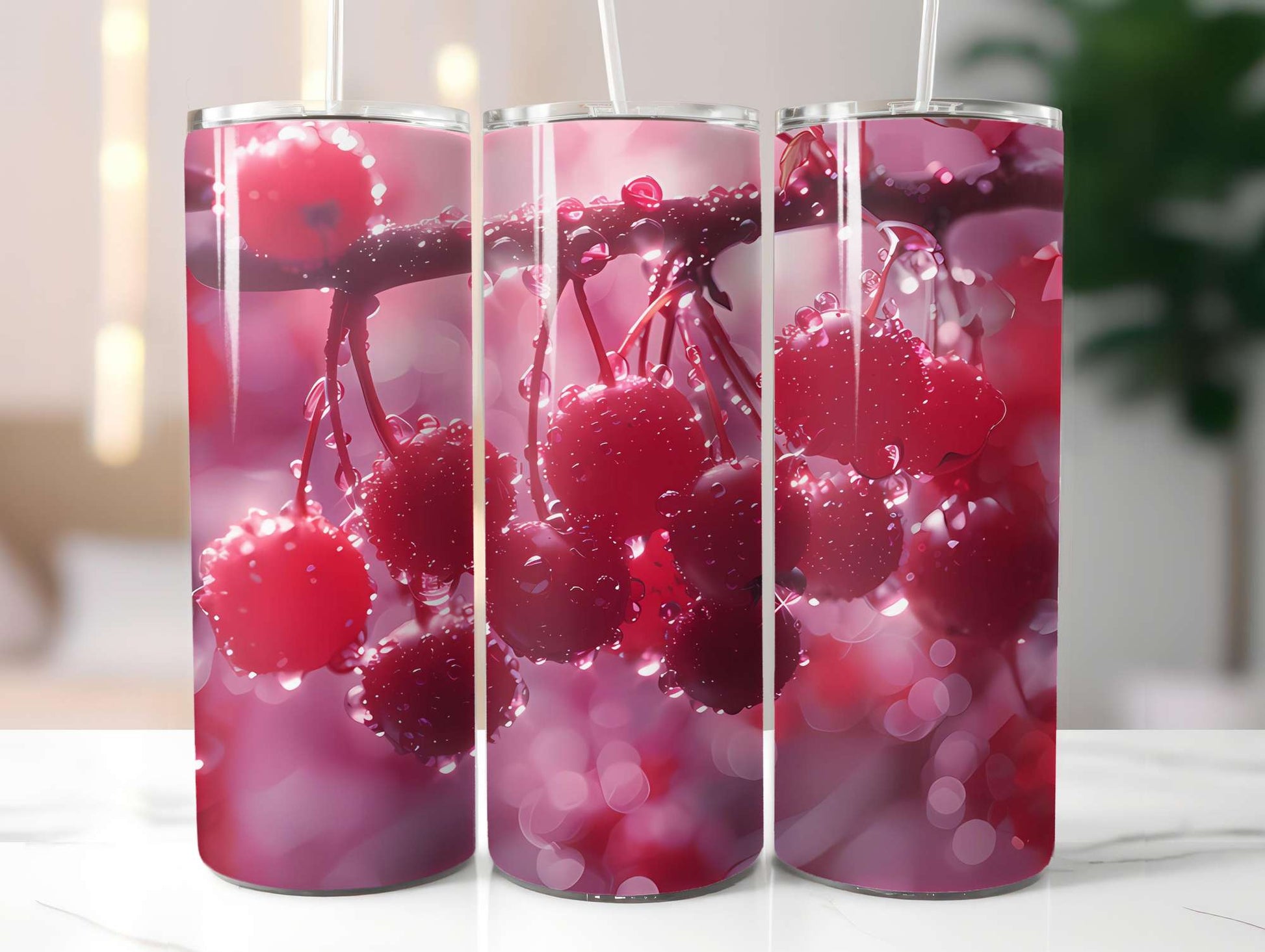 Red Fruit 9 Tumbler Wrap - CraftNest - Digital Crafting and Art