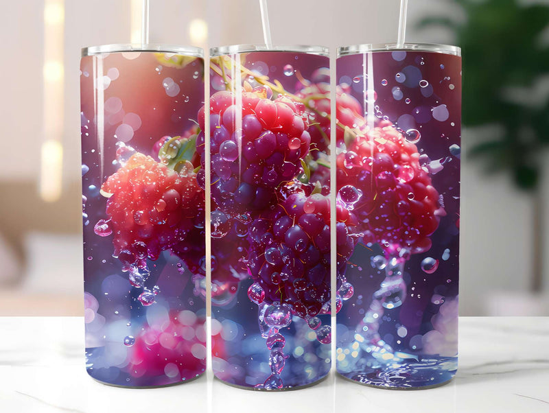 Red Fruit 5 Tumbler Wrap - CraftNest - Digital Crafting and Art