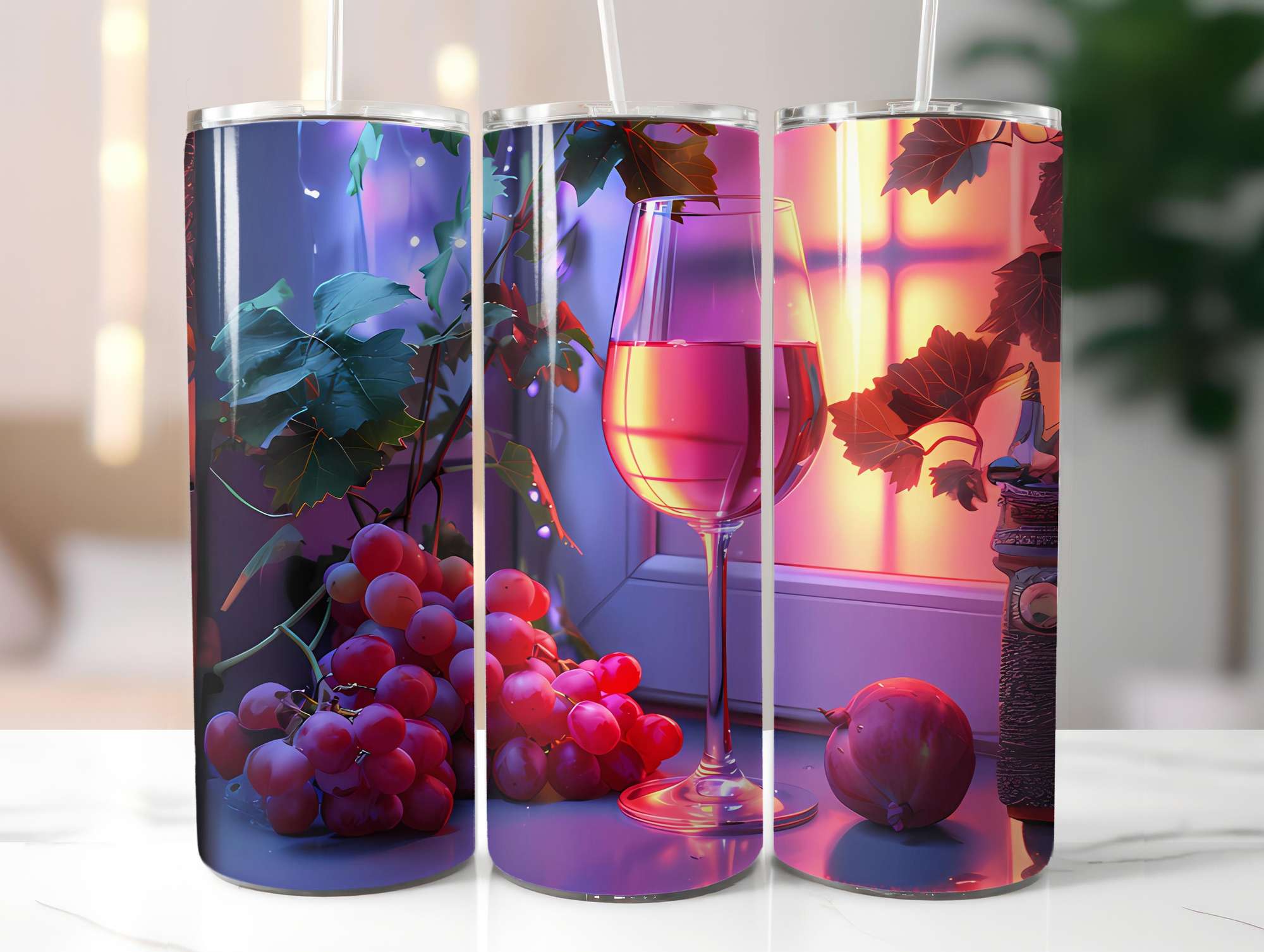 Red Fruit 9 Tumbler Wrap - CraftNest - Digital Crafting and Art