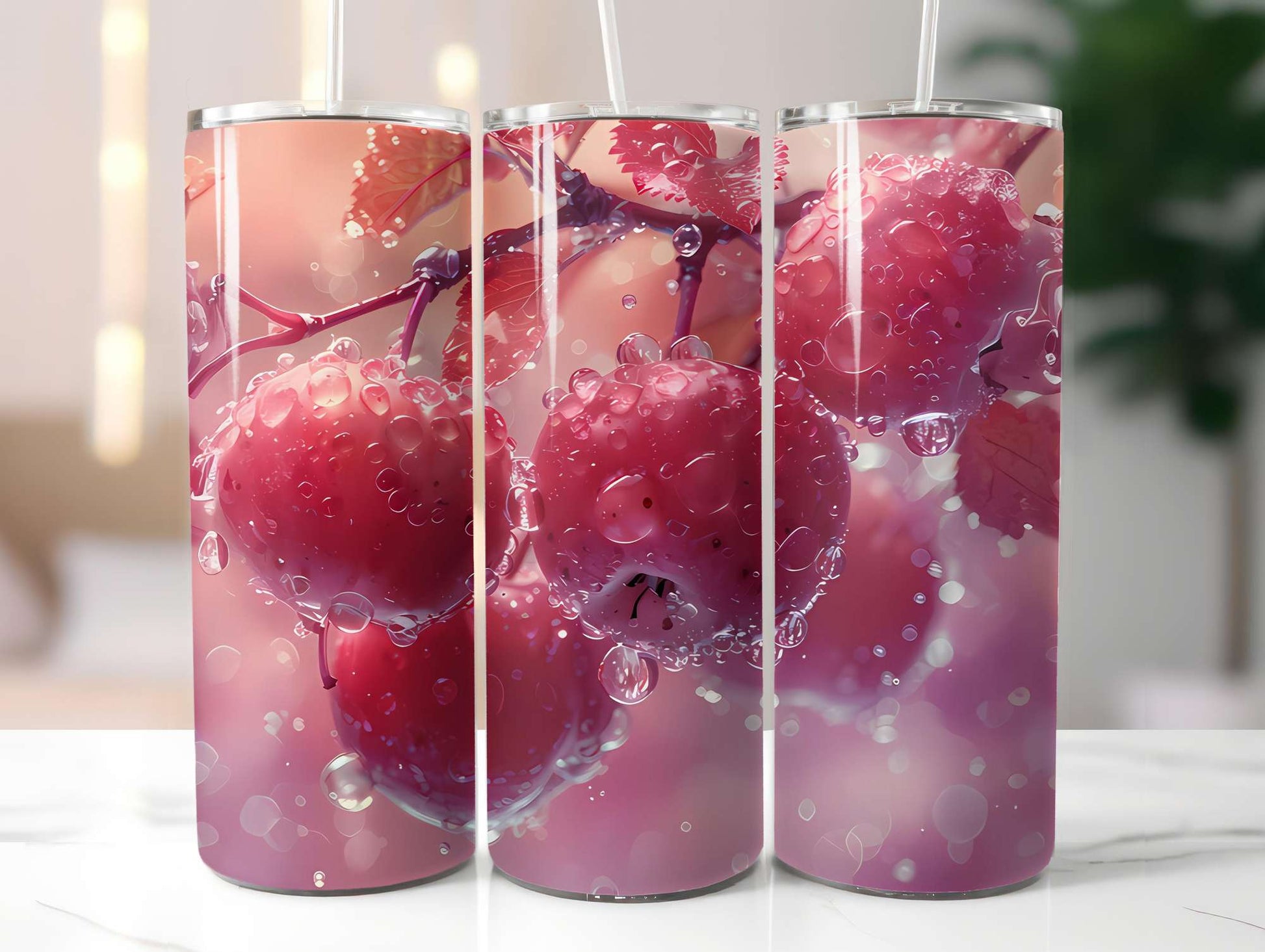 Red Fruit 7 Tumbler Wrap - CraftNest - Digital Crafting and Art