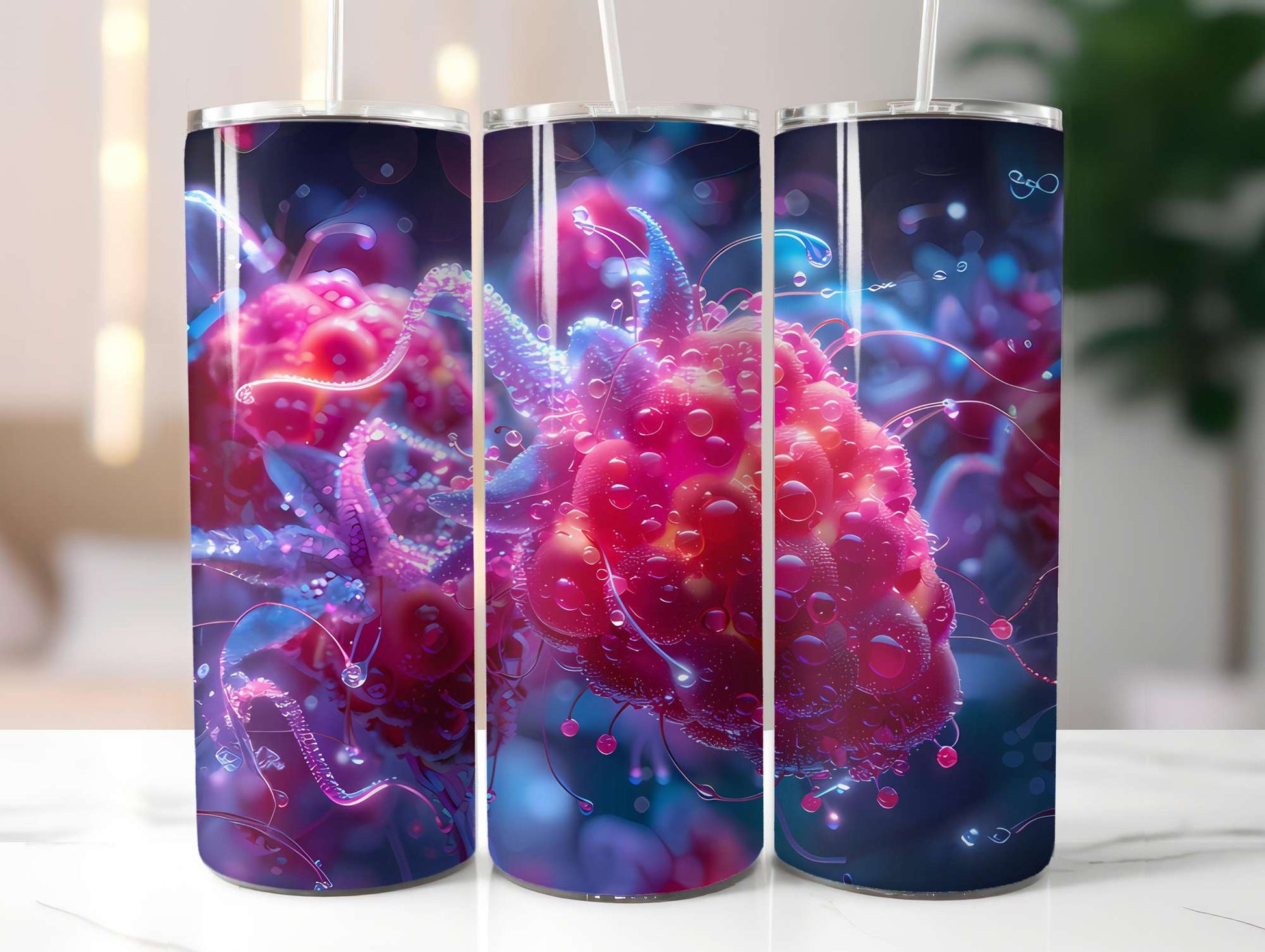 Red Fruit 5 Tumbler Wrap - CraftNest - Digital Crafting and Art