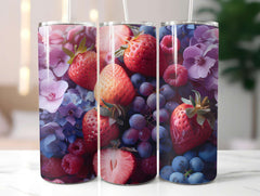 Red Fruit 7 Tumbler Wrap - CraftNest - Digital Crafting and Art