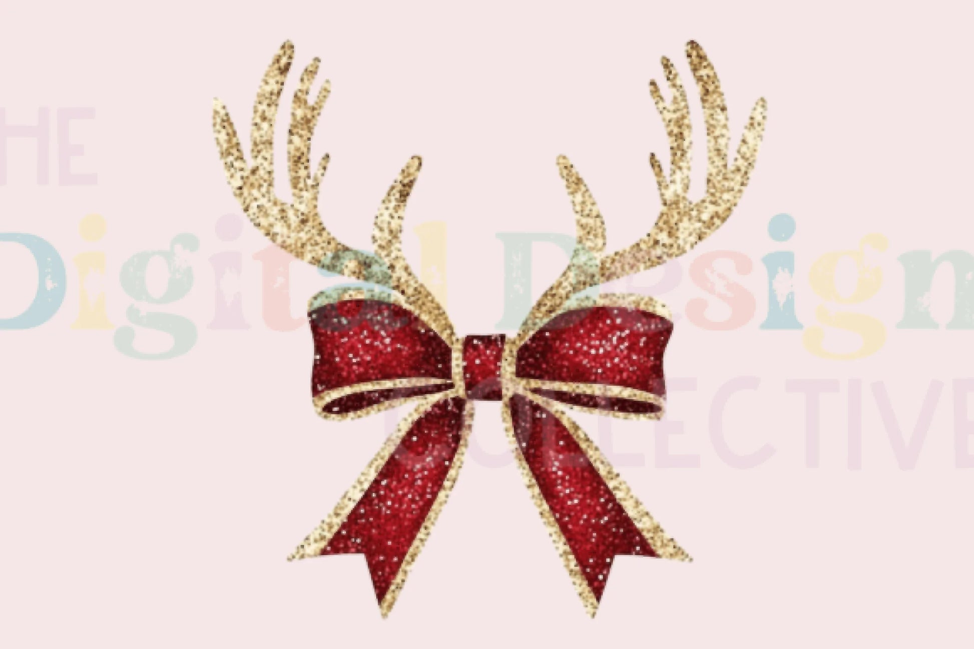 Reindeer Bow Christmas Coquette Clipart Bundle - CraftNest - Digital Crafting and Art