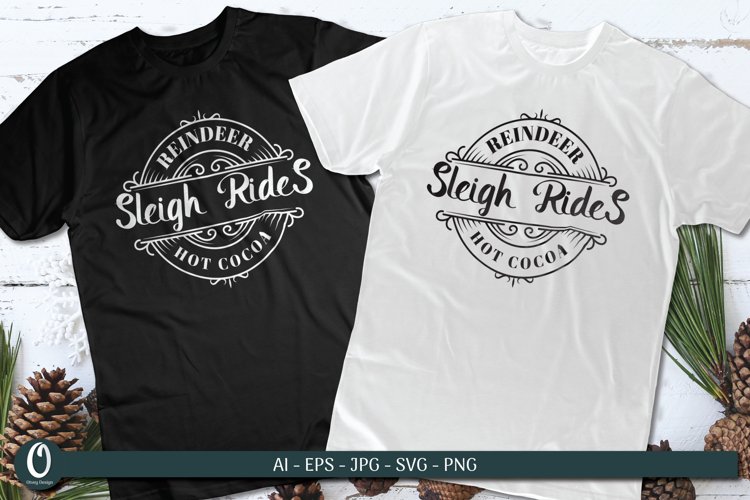 Reindeer Sleigh Rides SVG Bundle - CraftNest - Digital Crafting and Art