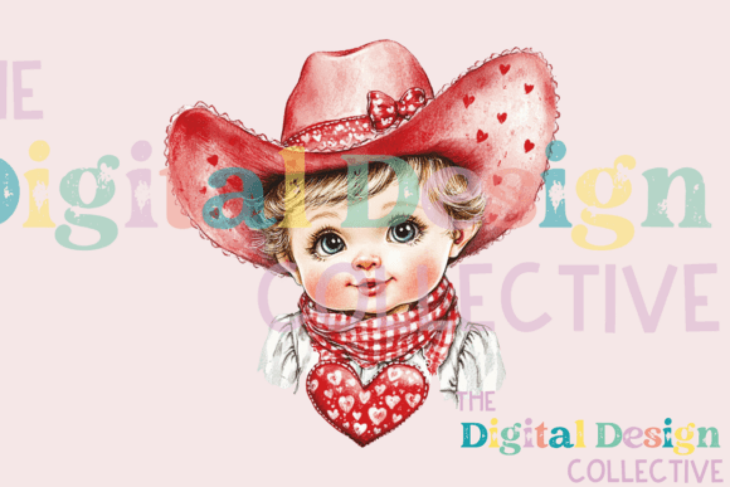 Vintage Cupid Valentine Card Design Clipart Bundle