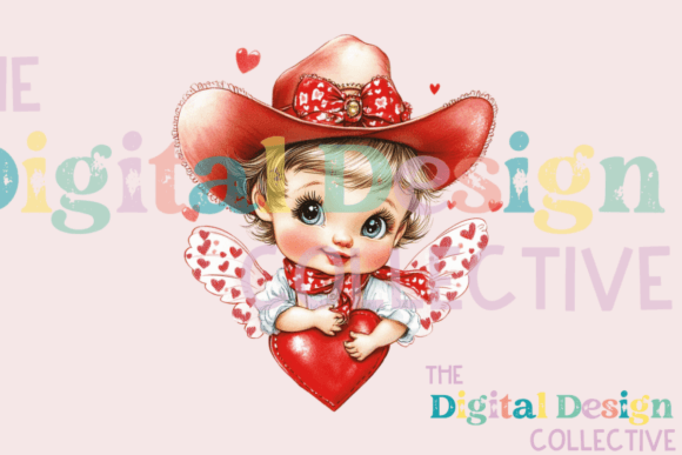 Retro Cupid Valentine's Day Clipart Bundle - CraftNest - Digital Crafting and Art