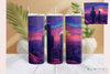 Retro Desert Cactus Western Tumbler Wrap Bundle