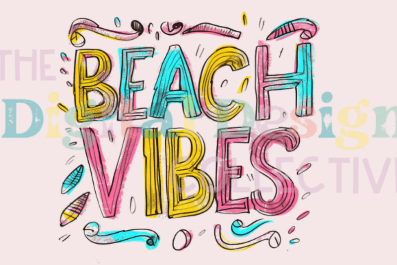 Summer Beach Vibes PNG Clipart Bundle - CraftNest - Digital Crafting and Art