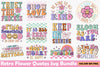 Retro Flower Quotes Bundle
