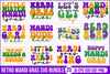 Retro Mardi Gras SVG Bundle