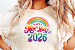 Retro New Year Clipart Bundle - CraftNest - Digital Crafting and Art
