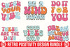 Retro Positivity Design SVG Bundle